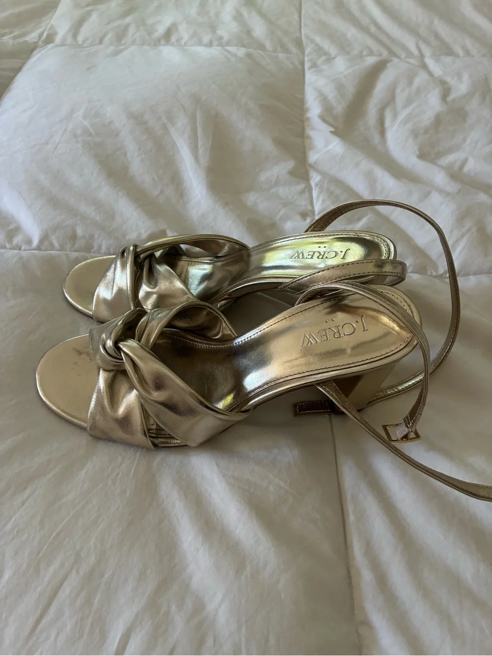 Gold Jcrew Heels